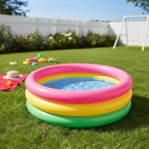Piscina Inflable Redonda Intex Sunset Glow 58924 De 86cm X 25cm 56L