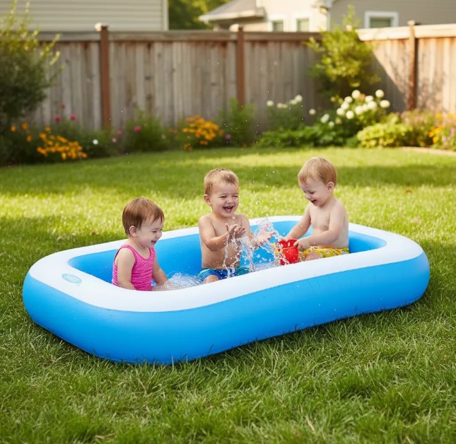 Piscina Inflable Rectangular Intex 57403 De 166cm X 100cm X 28cm 102L - Image 4
