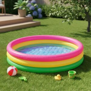 Piscina Inflable Redonda Intex Sunset Glow 57422 De 147cm X 33cm 275L