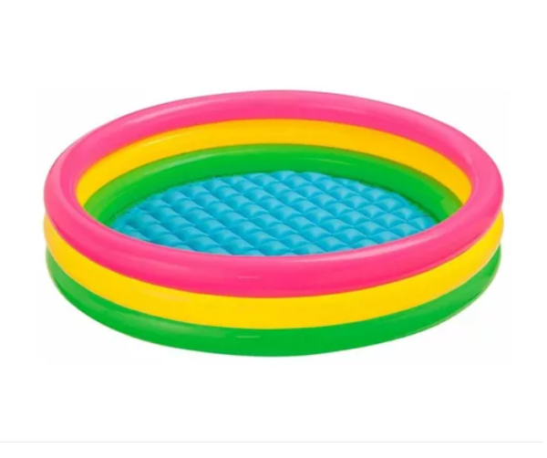 Piscina Inflable Redonda Intex Sunset Glow 57422 De 147cm X 33cm 275L