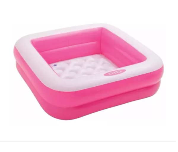 Piscina Inflable Cuadrada Intex 57100 De 85cm X 85cm X 23cm 57l