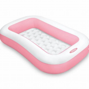 Piscina Inflable Rectangular Rosa 166x100x25 Cm Intex