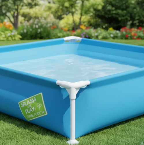 Alberca Estructural Cuadrada Bestway Con Capacidad De 365 Litros De 122cm De Largo X 122cm De Ancho Azul - Image 2