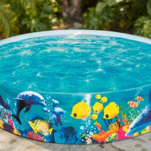 🐠💦 Alberca Circular Infantil Con Diseño De Peces 183 cm X 38 cm 🌞