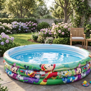 Piscina Inflable Redonda Bestway Disney's Mickey And The Roadster Racers 91007 De 122cm X 25cm 140l Multicolor