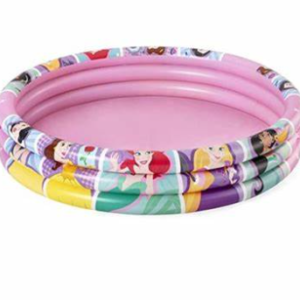 Piscina Tres Aros 122cm Diseño De Princesa Bestway 91047 Color Rosado