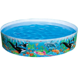 Pileta Rigida Redonda Enrollable Intex Exotic Reef 183x38cm