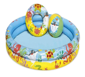 Piscina Inflable Play Pool Set 122x20cm- Bestway/ Infantil Color Variado