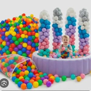 50 Pelotas Para Piscina Neón o pastel