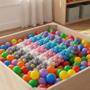 200 Pelotas Pelotas Para Piscina Neón o Pastel