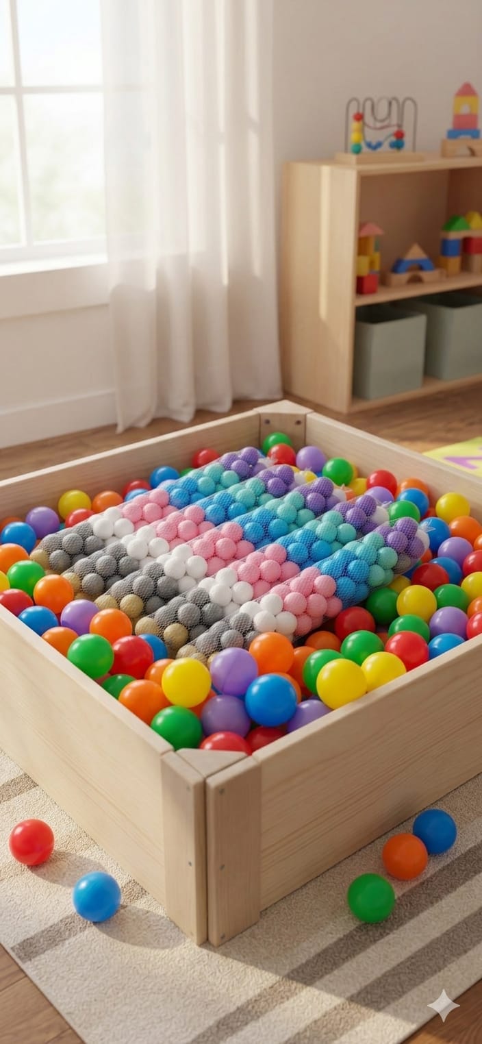 200 Pelotas Pelotas Para Piscina Neón o Pastel