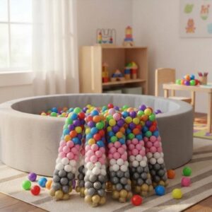 300 Pelotas Pelotas Para Piscina Neón o Pastel