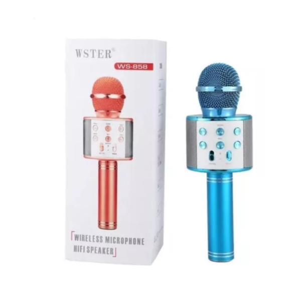 Micrófono Inalámbrico Karaoke Ws-858 Bluetooth - Image 14