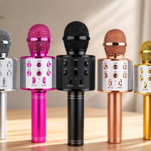 Micrófono Inalámbrico Karaoke Ws-858 Bluetooth
