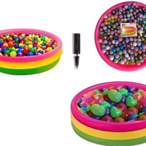 Piscina Inflable 147cm X 33cm + 100 Pelotas + Inflador