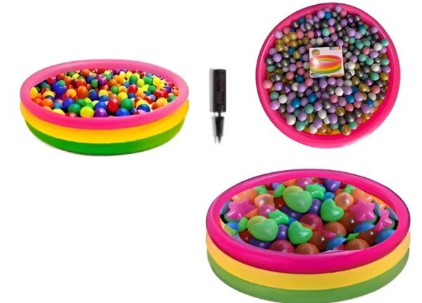 Piscina Inflable 147cm X 33cm + 100 Pelotas + Inflador