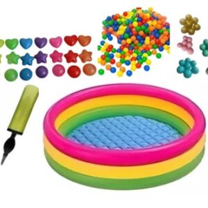 Piscina Inflable 147cm X 33cm + 200 Pelotas + Inflador