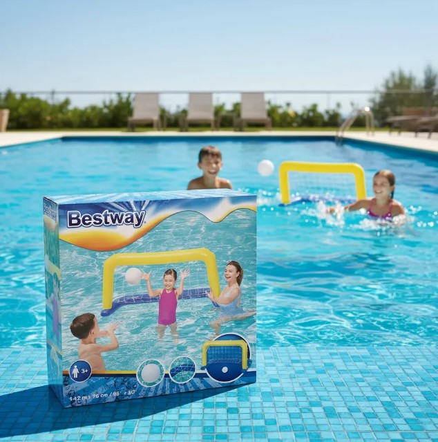 Cancha Juego Inflable Malla Futbol Bestway 52123