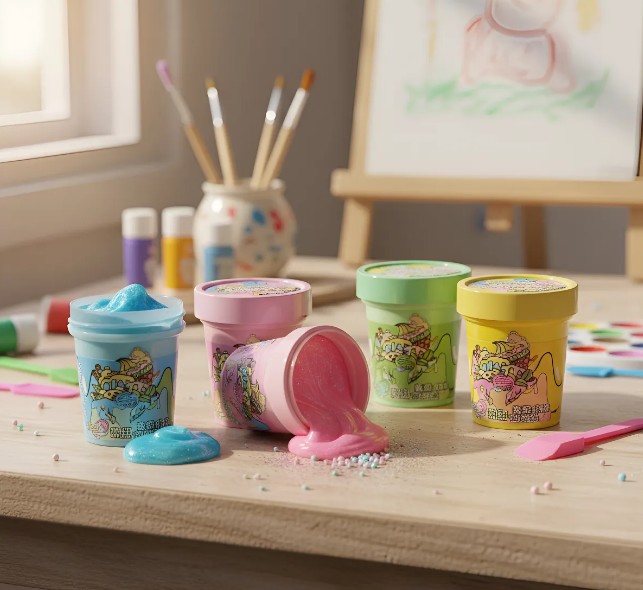 Slime X 6 Para Niños Gato-Mickey - Image 3