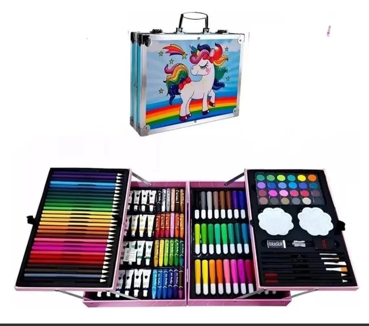 Kit Dibujo Maleta Colores Lápices Estuche Profesional 145 Piezas - Image 8