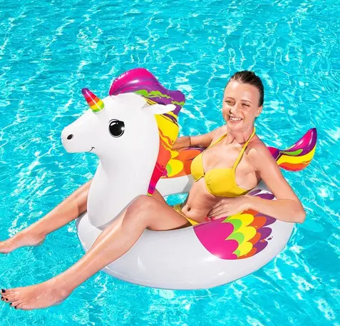 Flotador Unicornio Inflable Salvavidas Bestway 119cmx91cm - Image 4