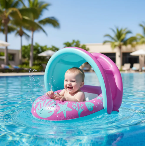 Flotador Inflable Bote Bestway 80cmx85cm , Figuras Del Mar - Image 4