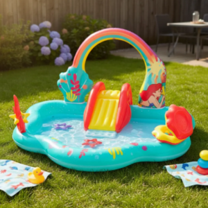 Pileta Inflable Sirenita Tobogan Bestway 53097 220 Lt