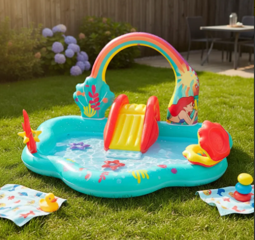 Pileta Inflable Sirenita Tobogan Bestway 53097 220 Lt