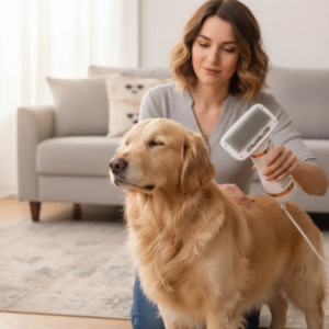 🐶🐱✨ Cepillo Secador Para Mascotas – Peina y Seca al Mismo Tiempo 💨🛁