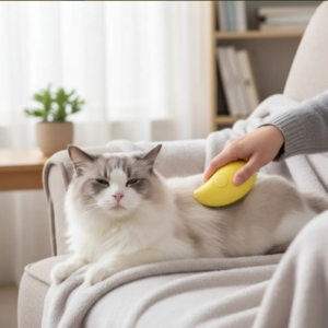 3 En 1 Cepillo De Vapor Para Perro, Masaje Peine Para Gatos