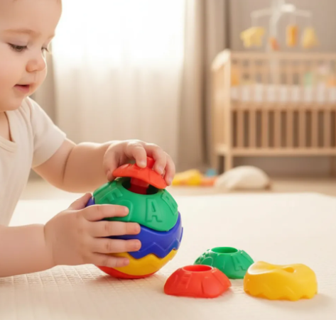 🧩👶🌈 Pelota Didáctica Rompecabezas Bebés Boy Toys ✨🍼 - Image 8