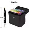 Kit De Marcadores Doble Punta Set X 48u Rotuladores Alcohol - Image 2
