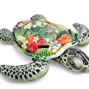 Flotador Inflable Tortuga Decorada Gigante Intex Color Verde