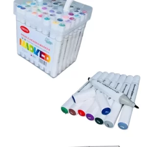 Set Maleta De Marcadores Por 48 Und Doble Punta
