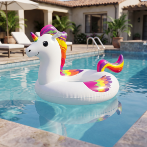 Flotador Unicornio Inflable Salvavidas Bestway 119cmx91cm