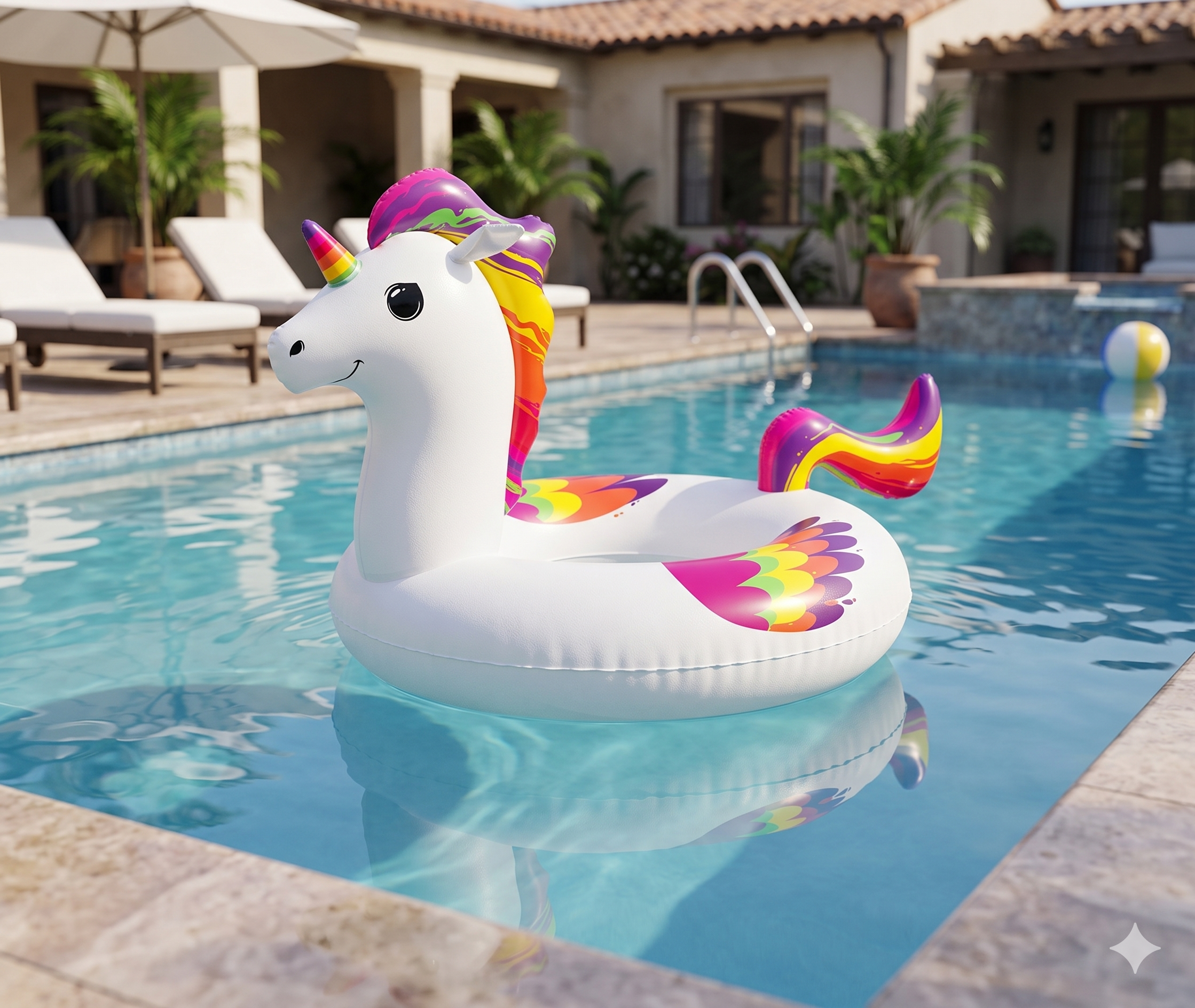 Flotador Unicornio Inflable Salvavidas Bestway 119cmx91cm