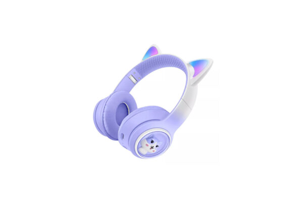 Audífonos Diadema Bluetooth Figura Gatito Akz-02 - Image 2
