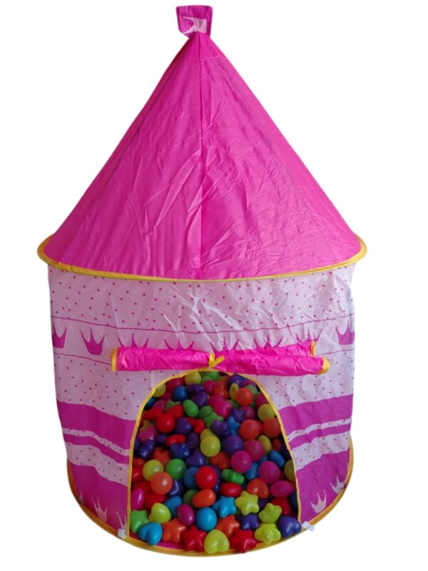 Carpa Castillo Cohete Niños y Niñas + 50 Pelotas - Image 6