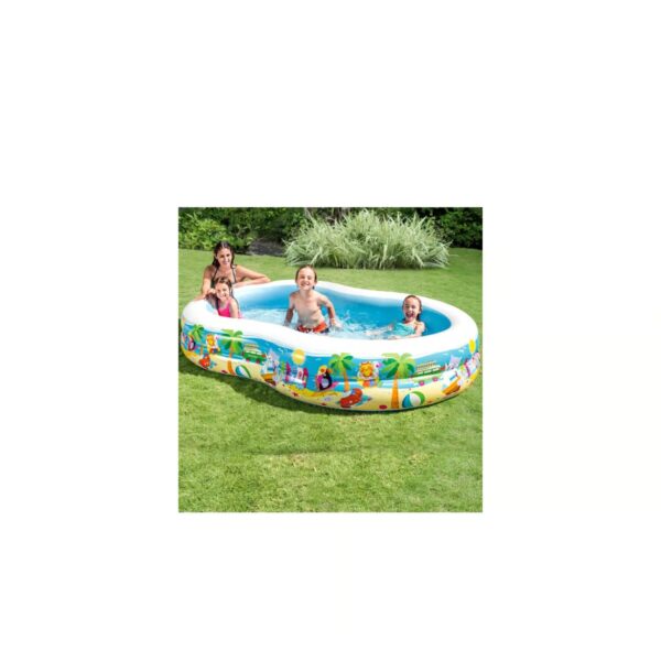 Piscina Inflable Ovalada Palmeras Intex 56490 - Image 4