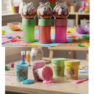 Slime X 3 Para Niños Gato-Mickey