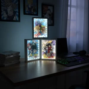 Lampara Cuadro 3d Dragon Ball