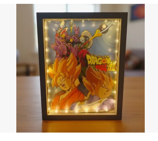 Lampara Cuadro 3d Dragon Ball - Image 3
