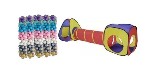 Mega Cubo Túnel – Diversión sin fin + 50 Pelotas - Image 6