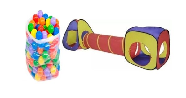 Mega Cubo Túnel – Diversión sin fin + 50 Pelotas - Image 4