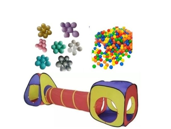 Mega Cubo Túnel – Diversión sin fin + 50 Pelotas - Image 3