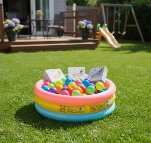 Piscina Inflable Intex 86cm X 25cm + 100 Pelotas + Inflador - Image 9