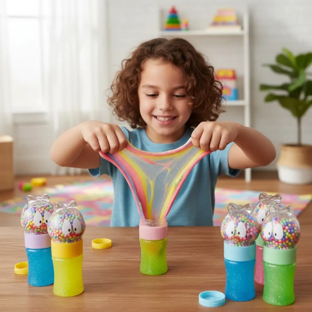 Slime X 6 Para Niños Gato-Mickey - Image 12