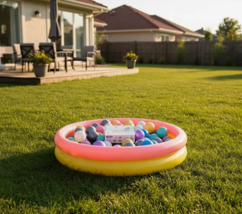 Piscina Inflable Intex 86cm X 25cm + 100 Pelotas + Inflador - Image 6
