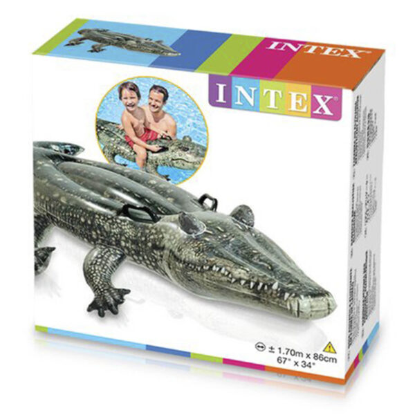 Inflable Flotador De Cocodrilo Intex Inflantil
