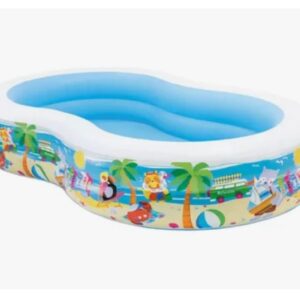 Piscina Inflable Ovalada Palmeras Intex 56490